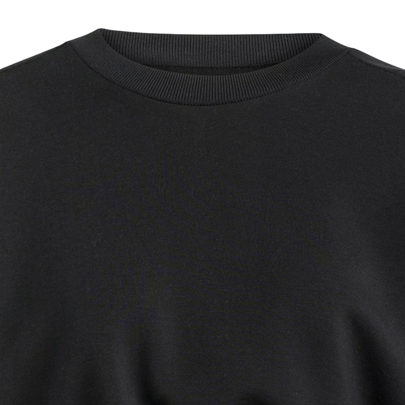 Adidas felpa da donna Soft Lux Loose JM3836 nero particolare collo