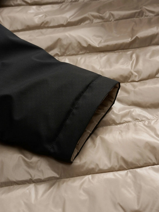 Blauer Giubbotto Uomo Reversibile Ballard in Nylon Neoprene - Nero - 25WBLUC06082-005480