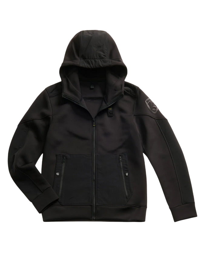 Blauer Surface Scuba Sweatshirt 25WBLUF02253-004745 999 Nero – Felpa Uomo Tecnica