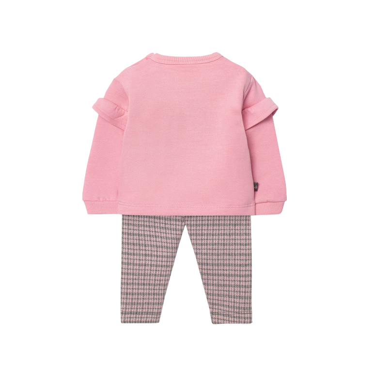 Boboli Completo di felpa e leggings per neonato femmina 109011-3872 rosa