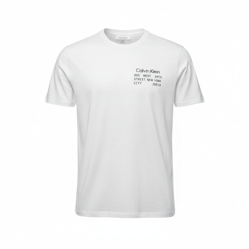 Calvin Klein maglietta manica corta in cotone LV14RE830G YAA bianco