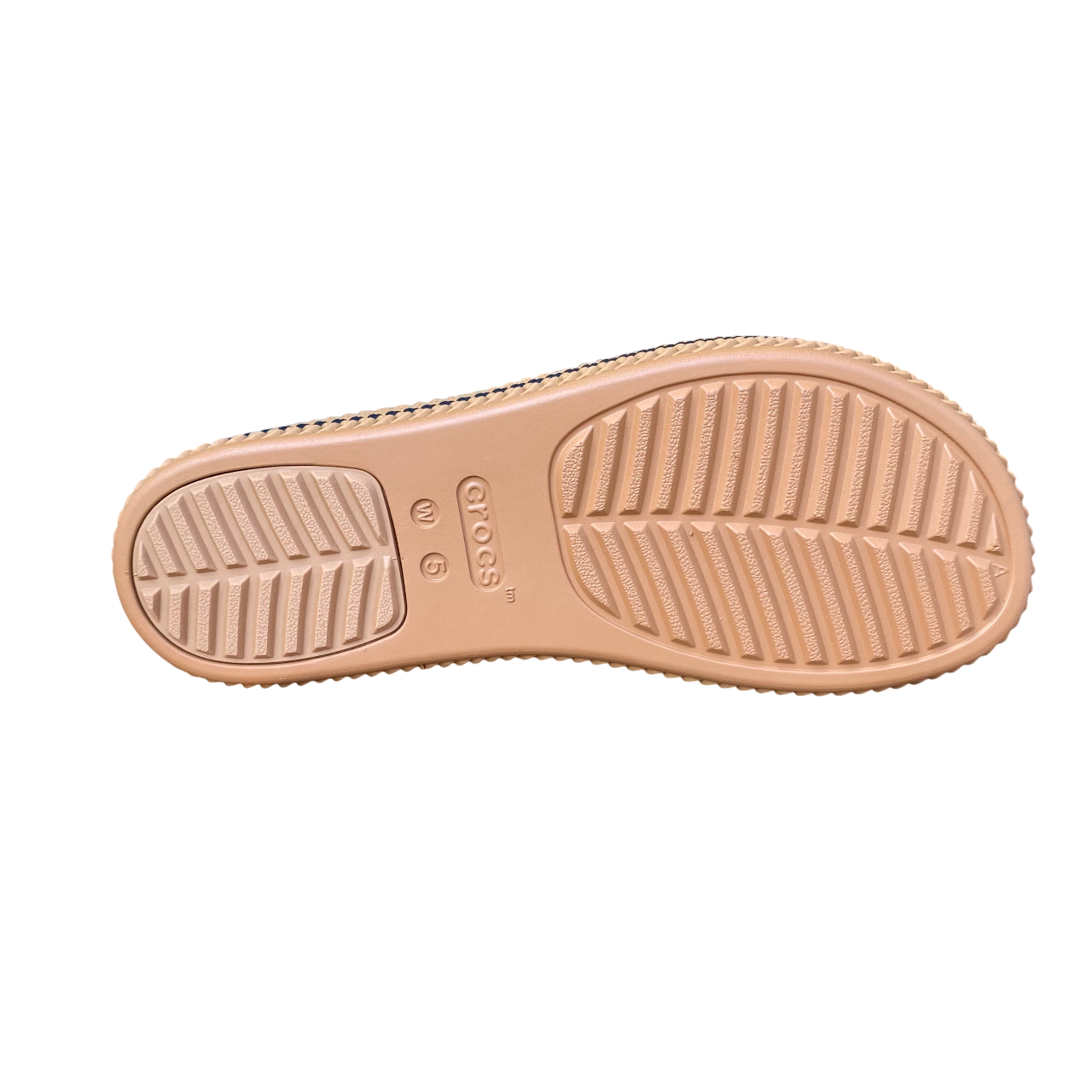 Crocs sandalo da donna con zeppa Brooklyn Woven Buckle 209978-001 nero