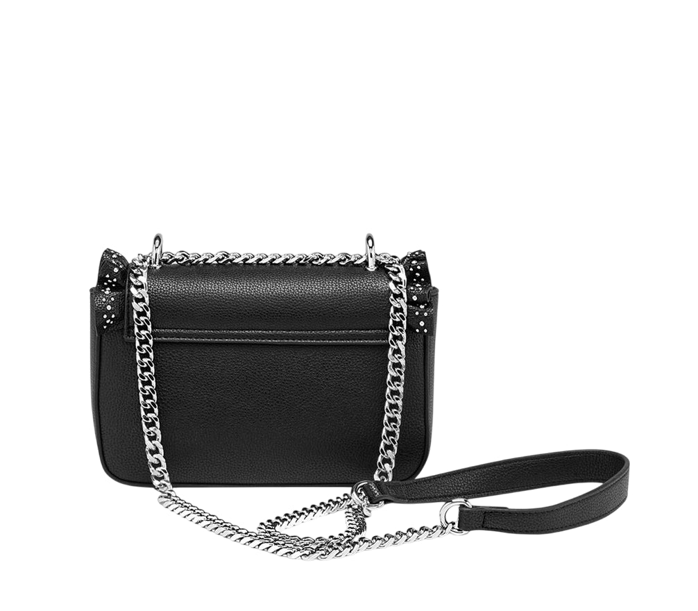 Cult Mini Borsa con Patta Yoko Nero X4FPWX060012999 – Tracolla a Catena Elegante Donna - retro