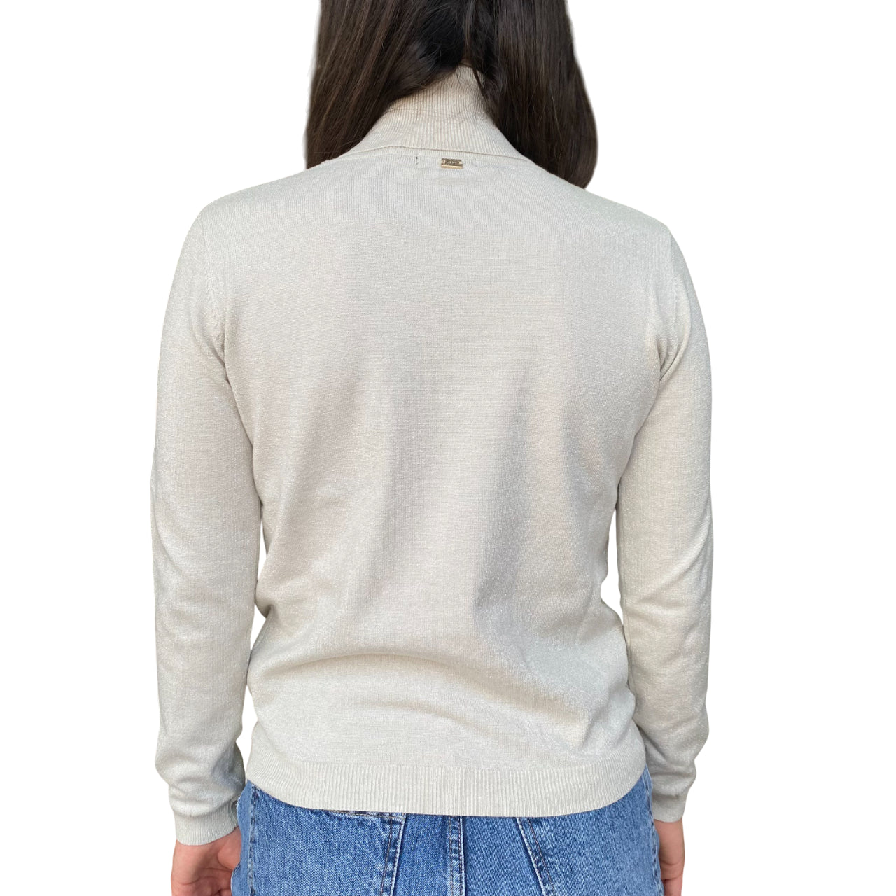 GRIFFAI Maglia Lurex Donna DGF5598 Beige