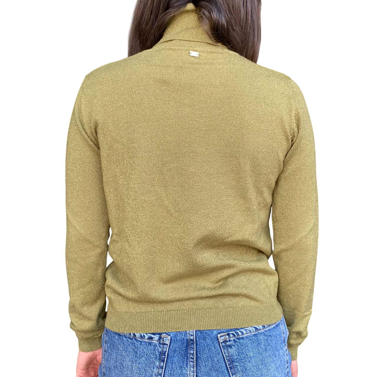 GRIFFAI Maglia Lurex Donna DGF5598 verde