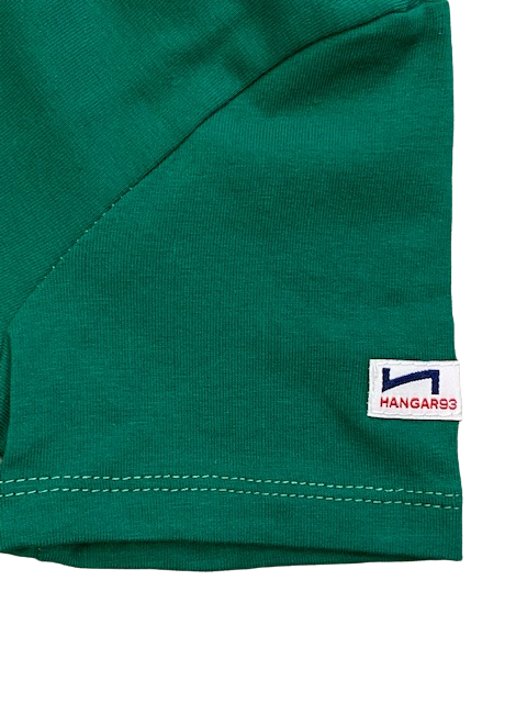 Hangar93 T-shirt manica corta da bambino girocollo Z2660B VER03 verde