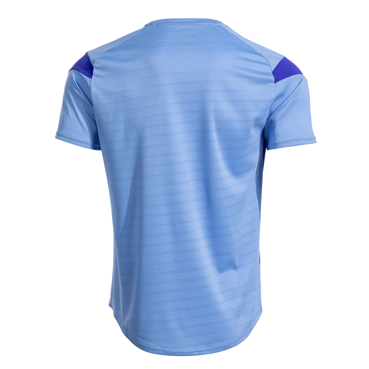 Vista posteriore della maglia tennis Joma uomo 104202.383, evidenzia il taglio sportivo e la qualità del tessuto