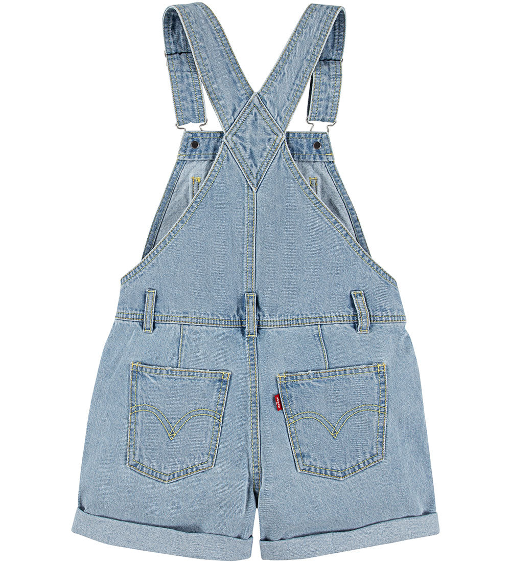 Levi's Kids salopette a pantaloncino junior 3EH030-LA0 blu medio