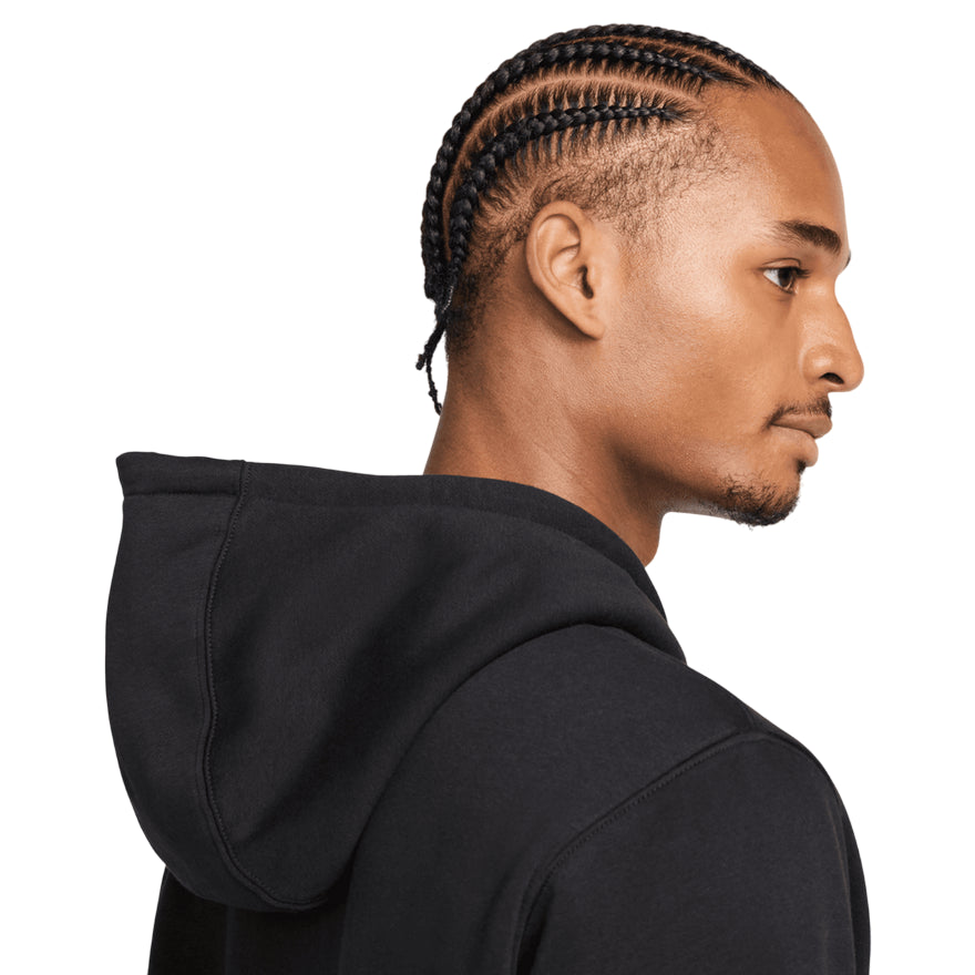 Nike Club Fleece Felpa Full-Zip Hoodie - FN3861-010 Nero