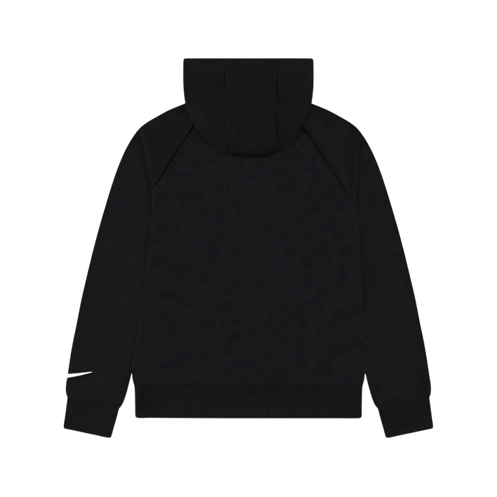Nike felpa con cappuccio e cerniera intera junior Collegiate 9Q1097-023 nero
