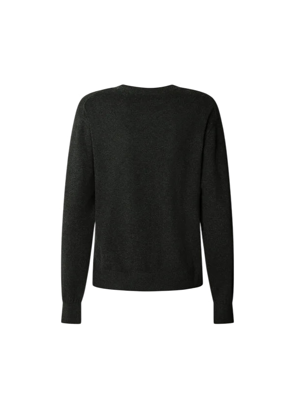 Pepe Jeans Maglioncino Donna Coraline PL7000035 Nero - Maglione Girocollo Cotone Casual