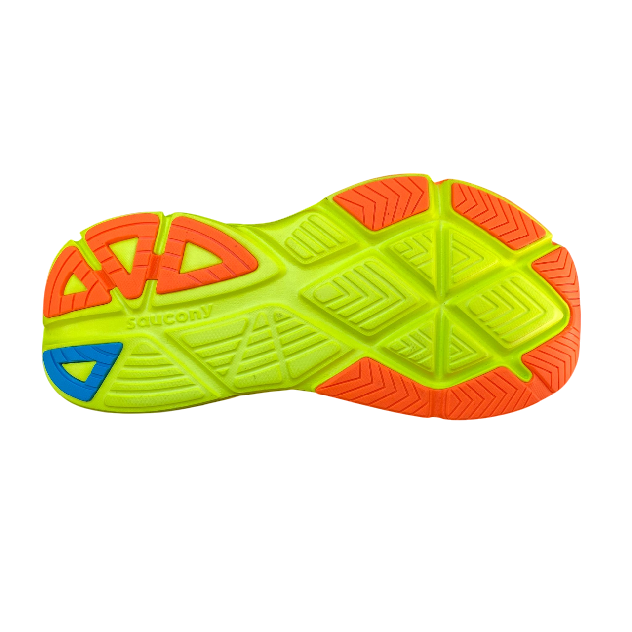 Saucony Guide 18 suola PWRRUN supporto stabilità blu sportivo