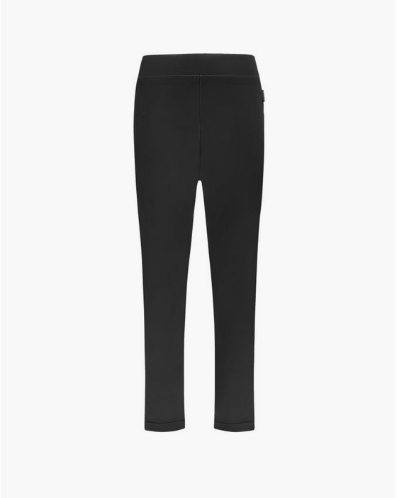 Freddy Pantalone sportivo 7/8 in modal gamba dritta con risvolto S3WCXP1 N black