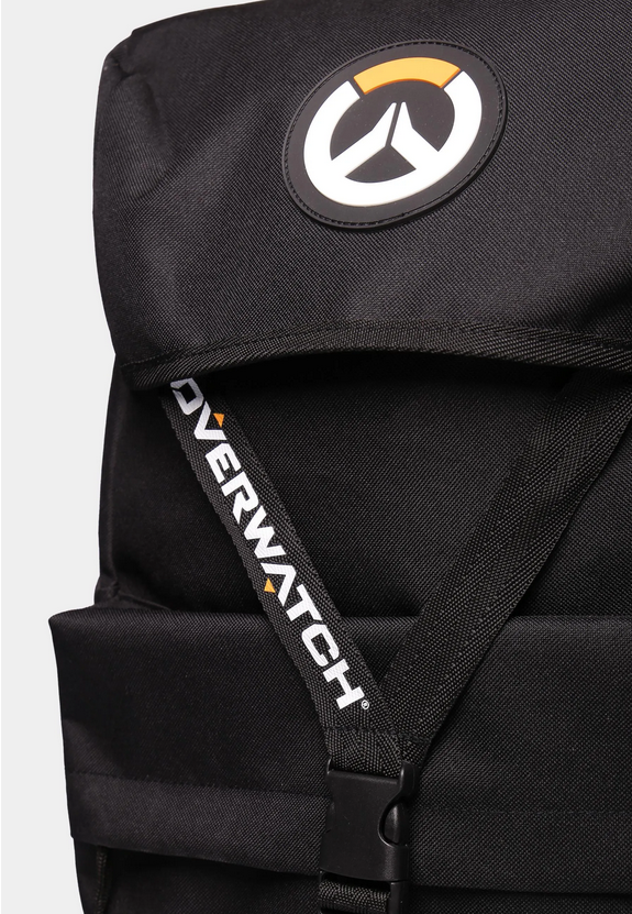 Zaino con logo Overwatch Nero