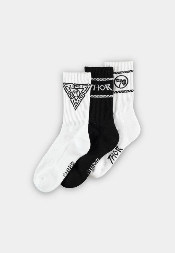 Marvel - Calze unisex Thor (confezione da 3)