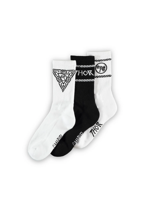 Marvel - Calze unisex Thor (confezione da 3)