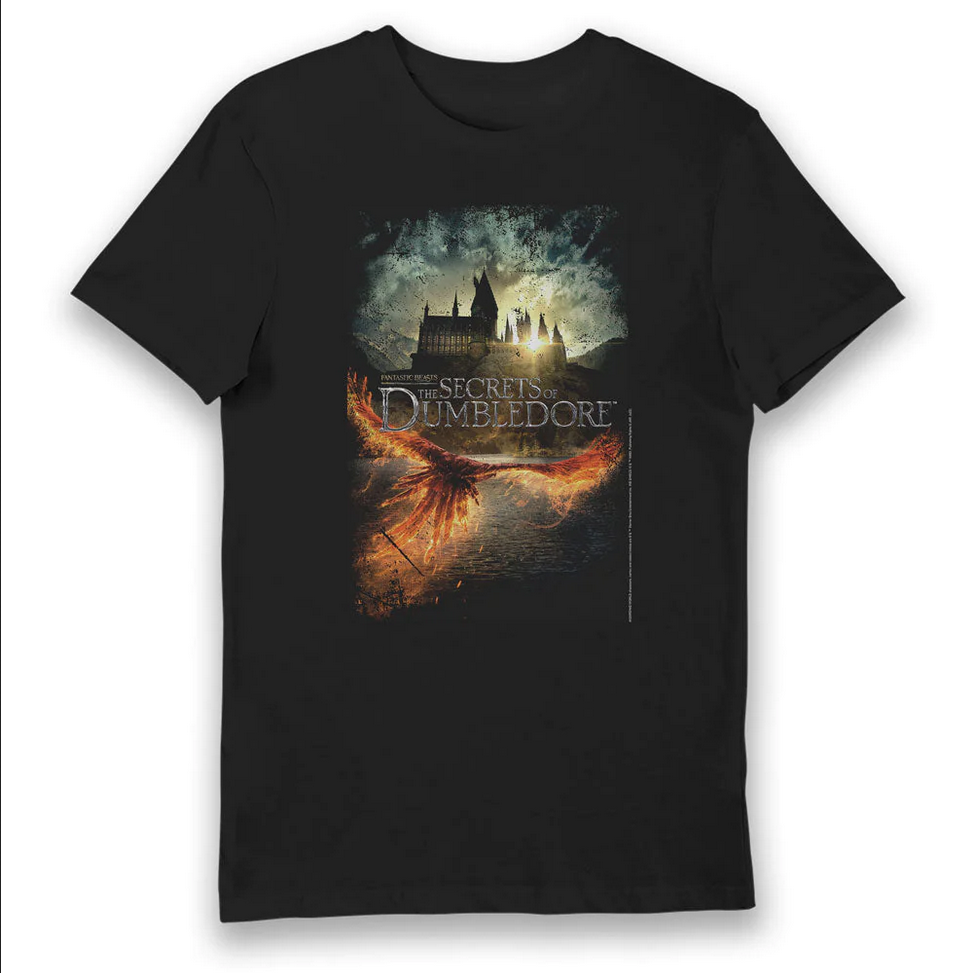 Maglietta T-shirt per adulti Animali fantastici I segreti di Silente