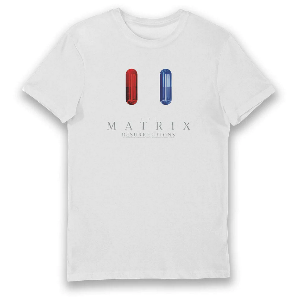 Maglietta T-shirt per adulti The Matrix Resurrections Pill