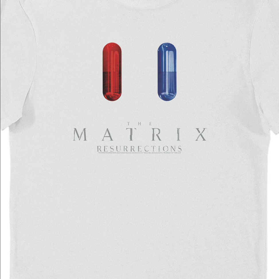 Maglietta T-shirt per adulti The Matrix Resurrections Pill