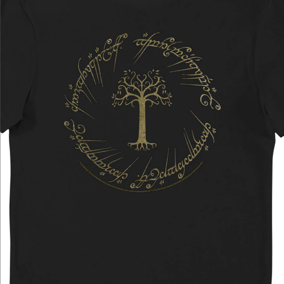 Maglietta t-shirt per adulti del Signore degli Anelli Tree of Gondor