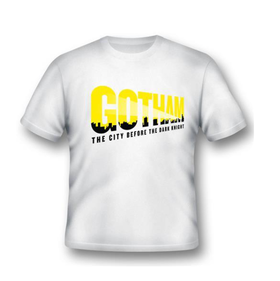 T-Shirt Gotham Logo 638353620837 - Abbigliamento Ufficiale Warner Bros DC Comics