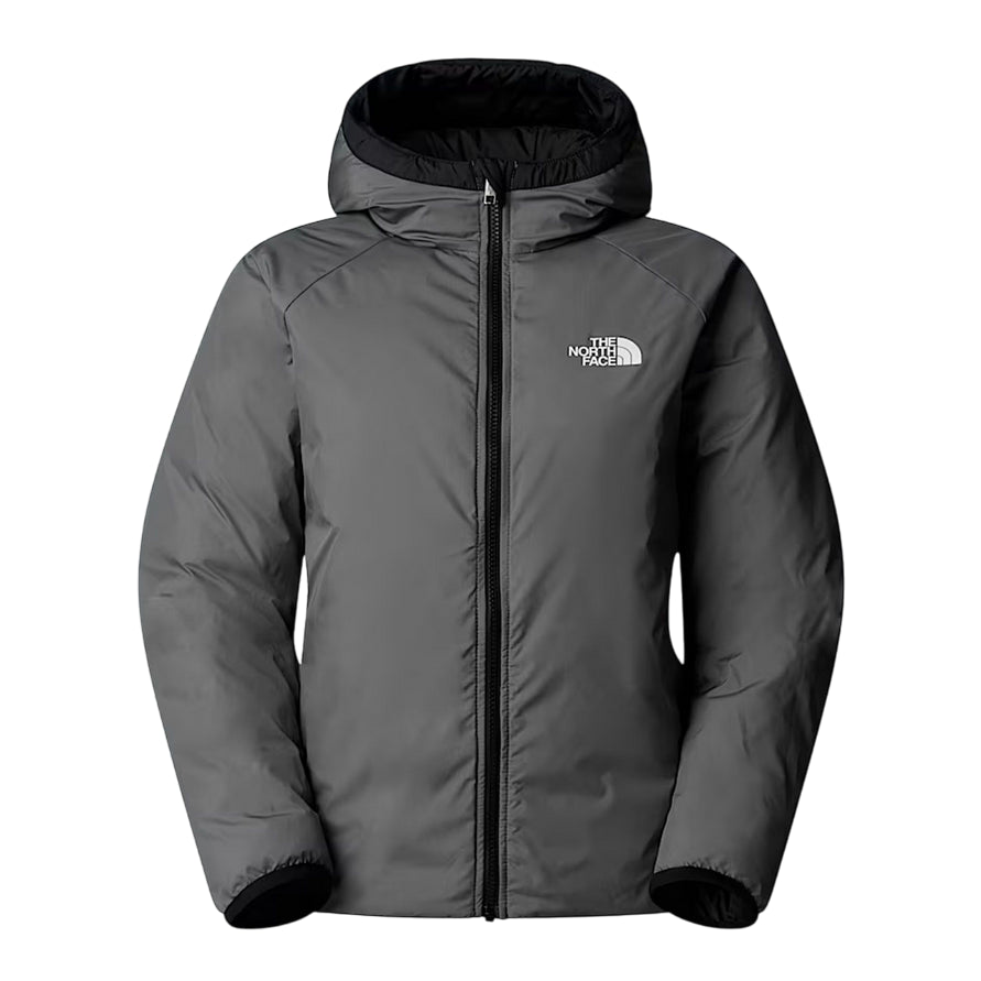 The North Face Giacca reversibile Perrito da ragazza NF0A88UEWOO nero-grigio