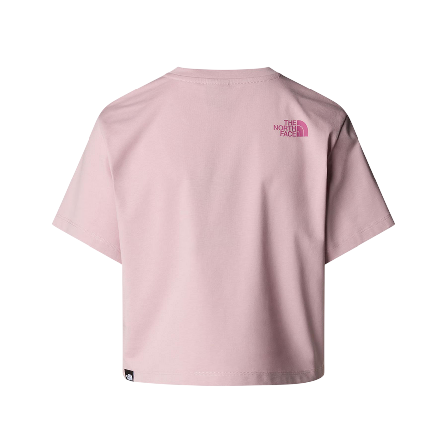 The North Face maglietta manica corta da donna Easy Relaxed Crop NF0A8A6HA1O rosa