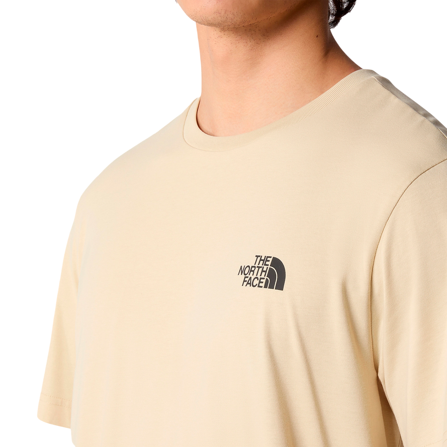 The North Face maglietta manica corta da uomo Simple Dome NF0A87NG3X4 ghiaia