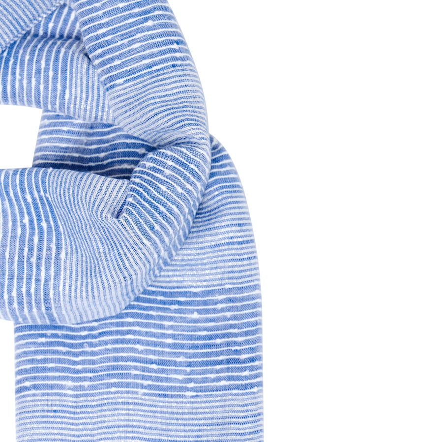 b young sciarpa da donna con inserto deluxe argento Baviverside 20816378 203988 celeste