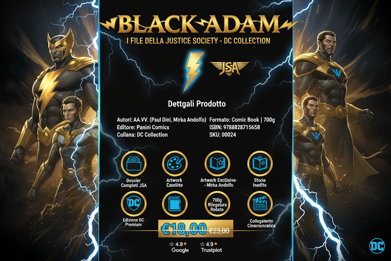 Black Adam I File Della Justice Society Infografica