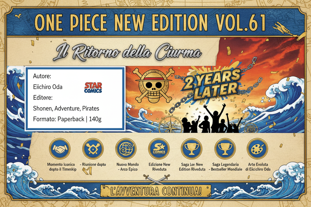 One Piece New Edition Vol.61 Infografica