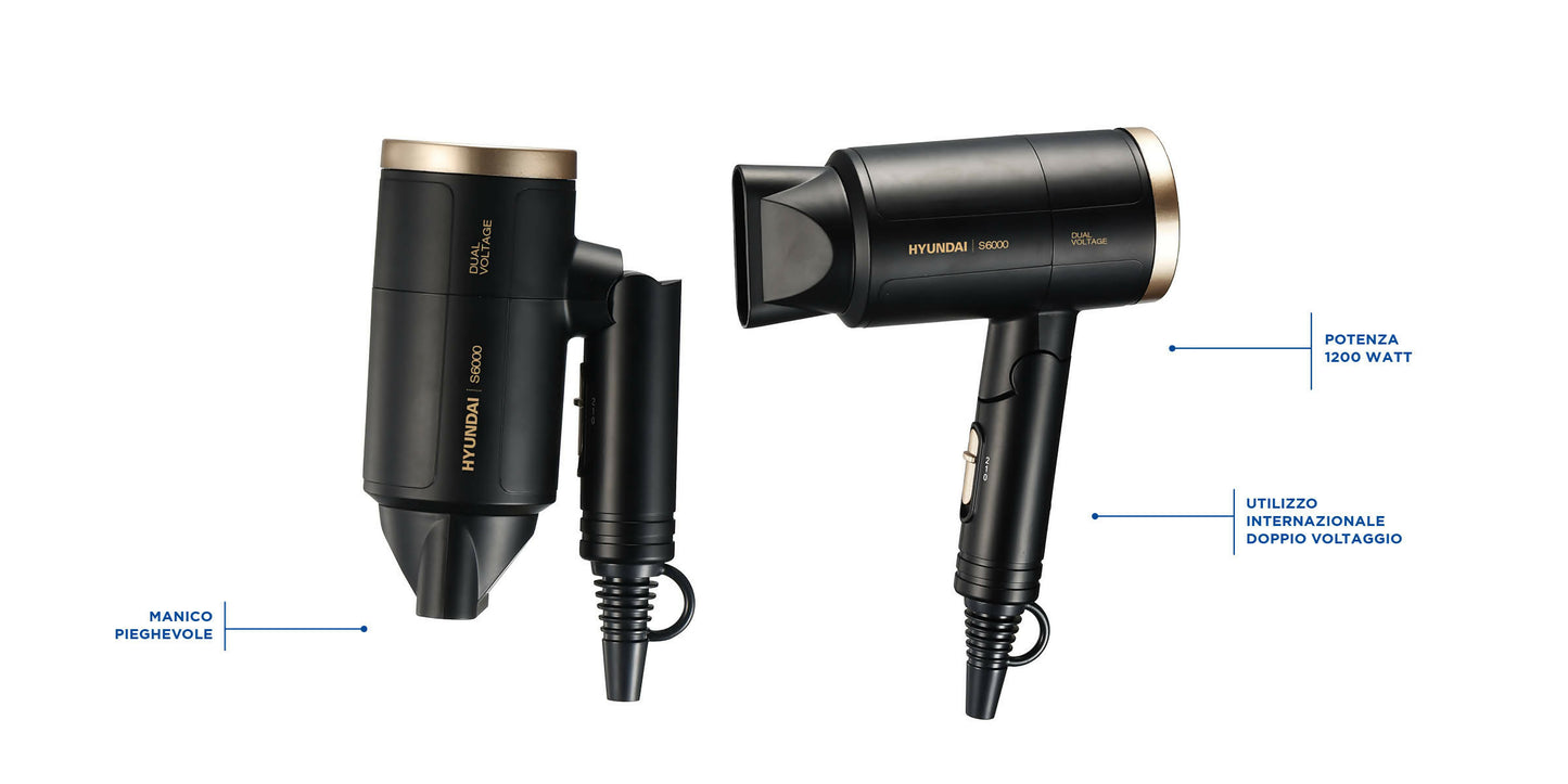 PHN-HD13VD | ASCIUGACAPELLI PIEGHEVOLE