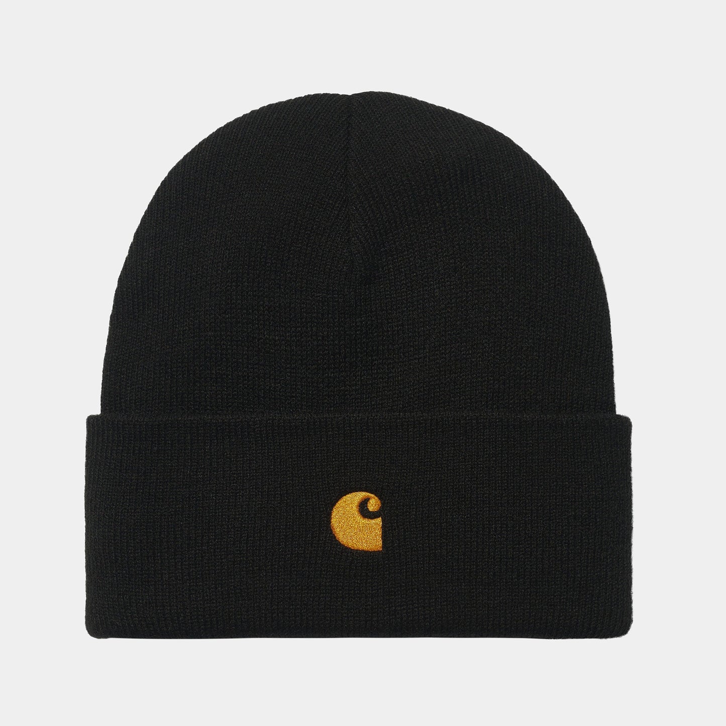 Carhartt cappellino a cuffia Chase Beanie 1026222 00F black-gold taglia unica