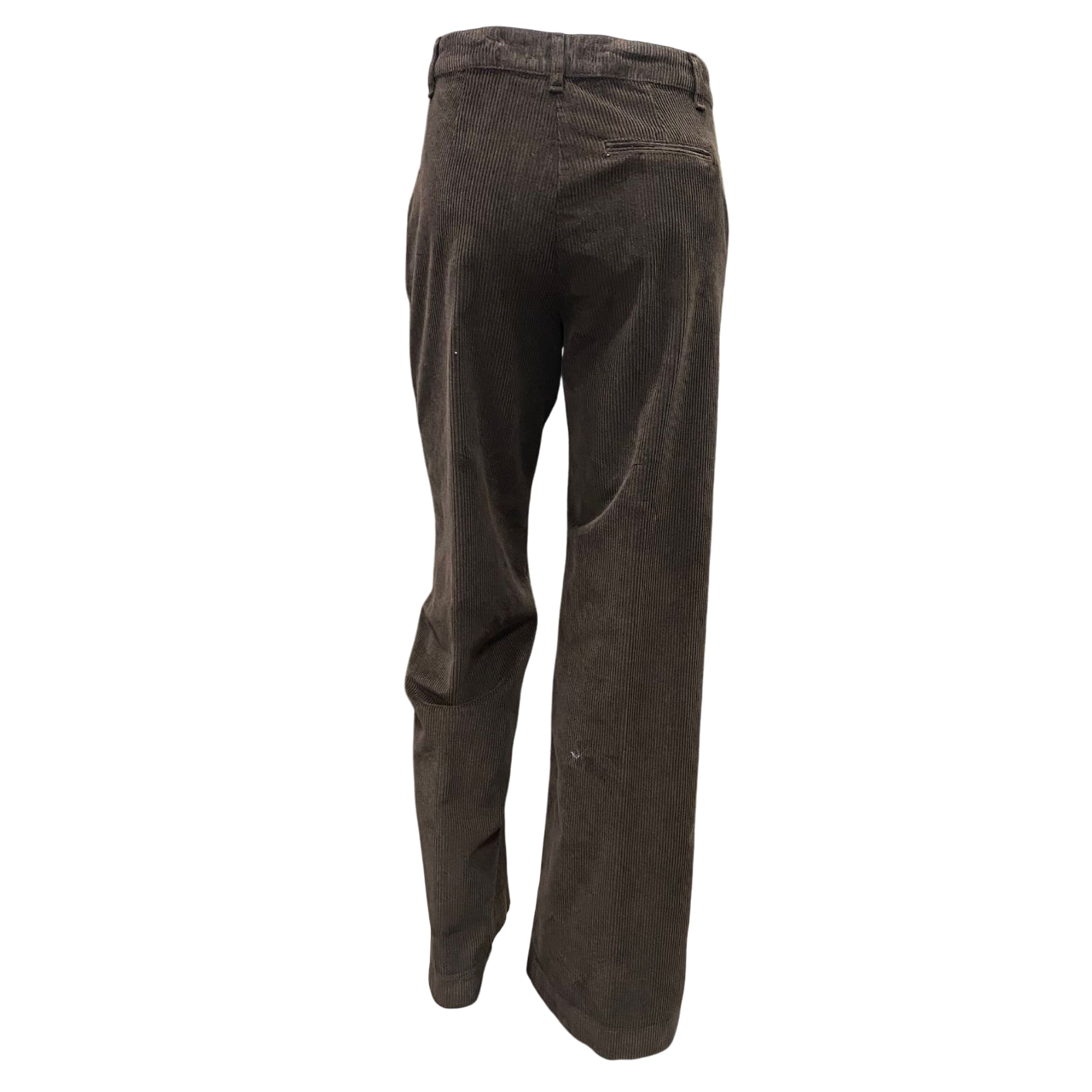 Griffai Pantalone Donna Velluto 500 righe DGF6014 Marrone – Stile Palazzo