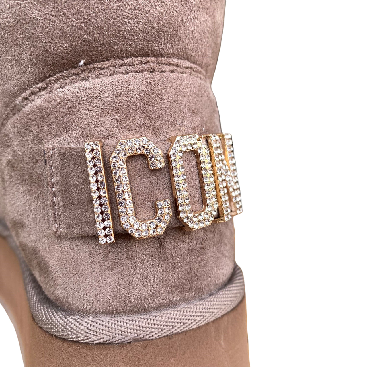 Icon Tronchetto Zeppa Donna ICON IC05265SDtor Tortora – Stile e Comfort