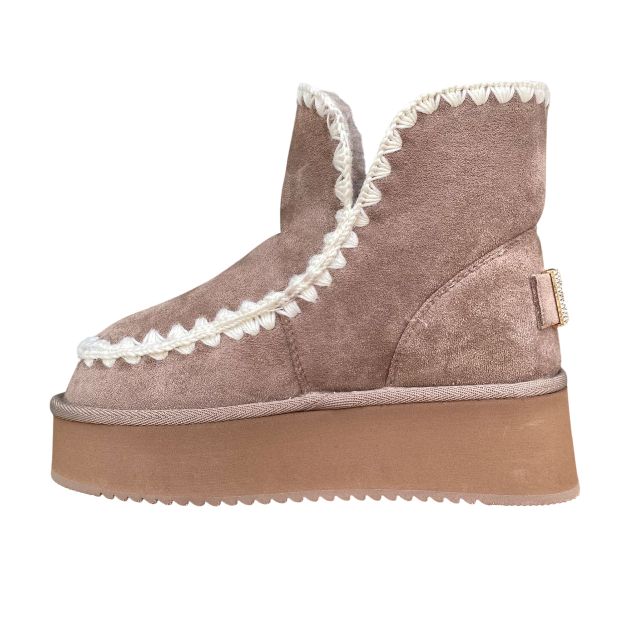 Icon Tronchetto Zeppa Donna ICON IC05265SDtor Tortora – Stile e Comfort