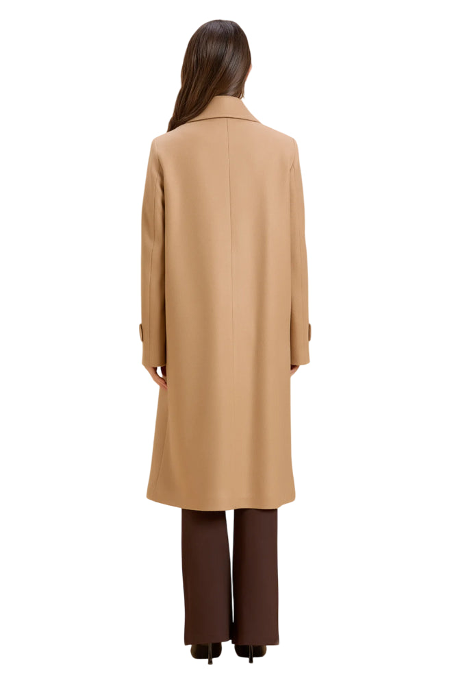 Griffai Cappotto Lungo Doppiopetto Donna DGF6073 Cammello – Eleganza Calda