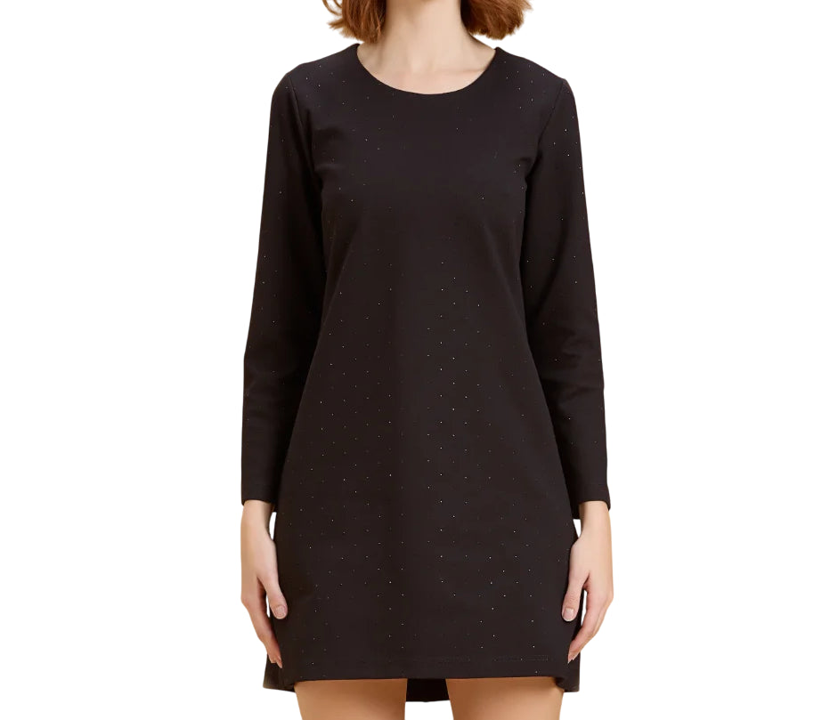 Griffai Abito Donna con Strass DGF5966 Nero – Eleganza Glam