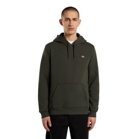 Dickies Felpa Uomo Cappuccio Oakport DK0A4XCDOGX Verde