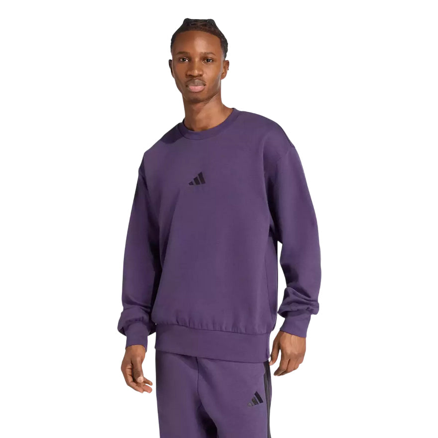 Adidas - Felpa Uomo Essentials Fleece JX3313 Viola