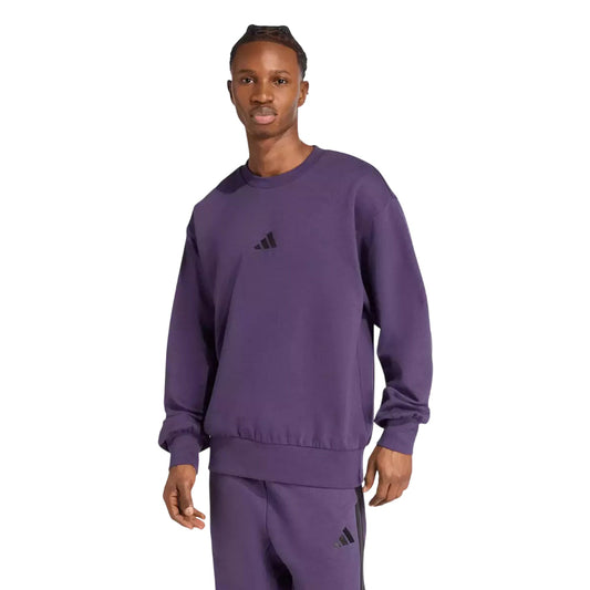 Adidas - Felpa Uomo Essentials Fleece JX3313 Viola