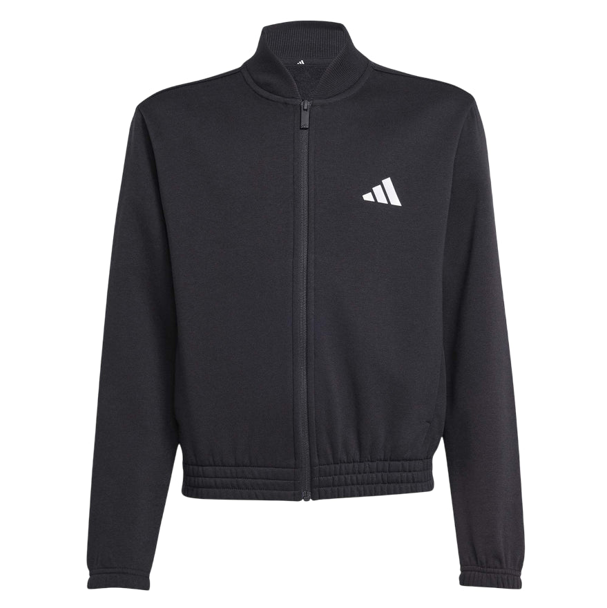 Adidas - Tuta Ragazza Glam Track JL7474 Nero-Argento