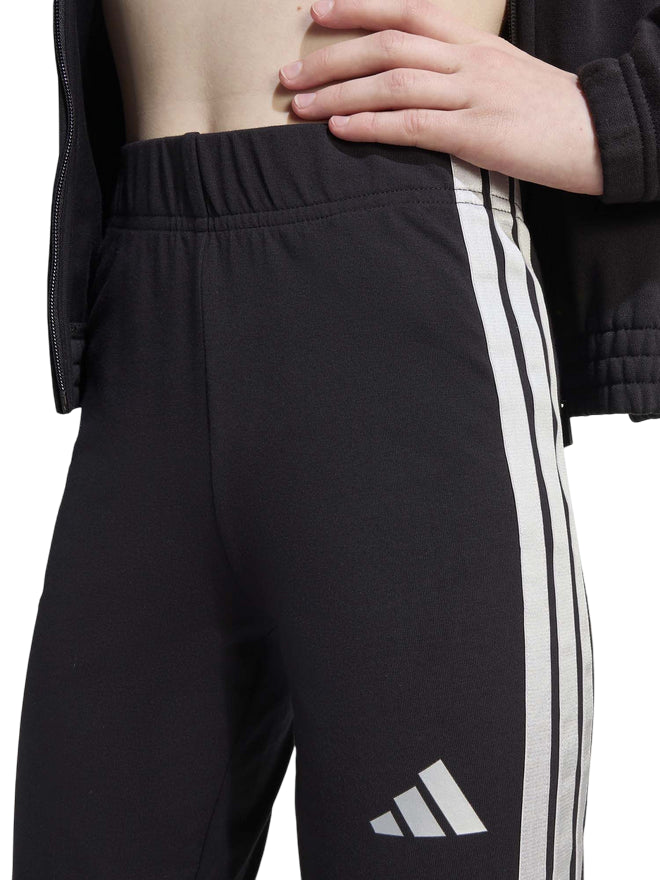 Adidas - Tuta Ragazza Glam Track JL7474 Nero-Argento