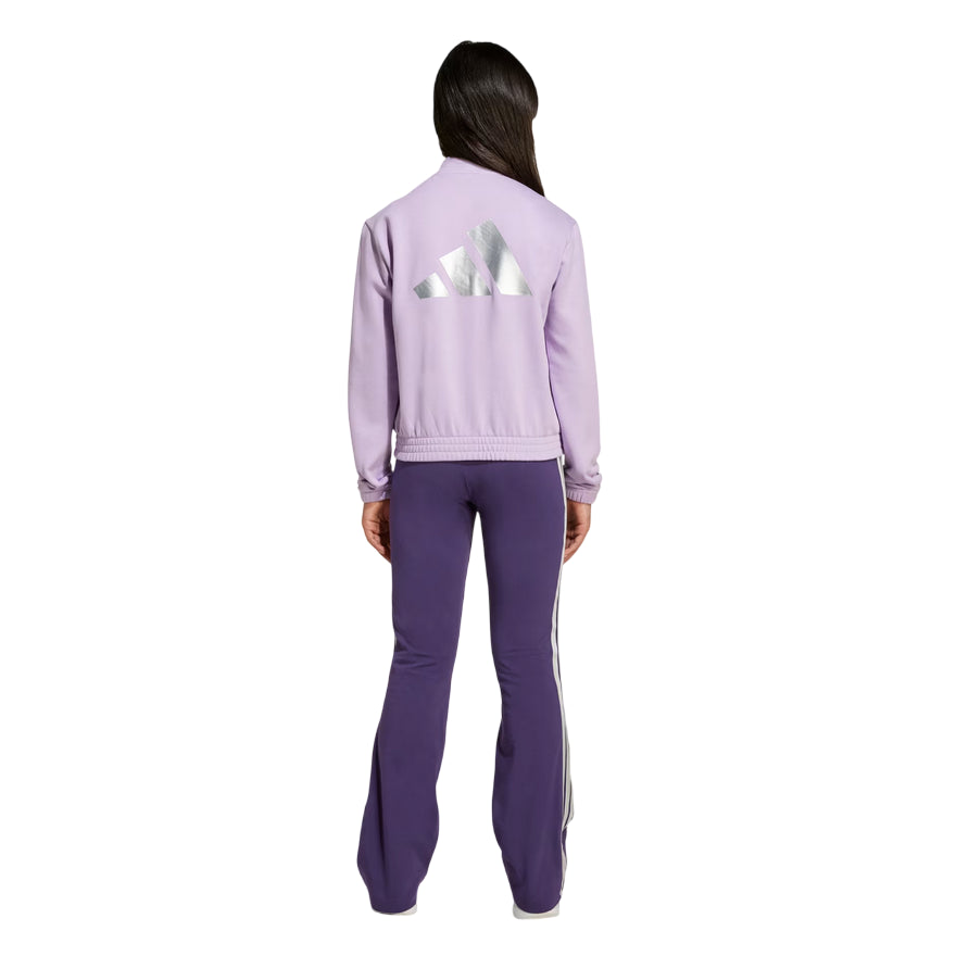 Adidas - Tuta Ragazza JG Glam TS JX0207 Viola