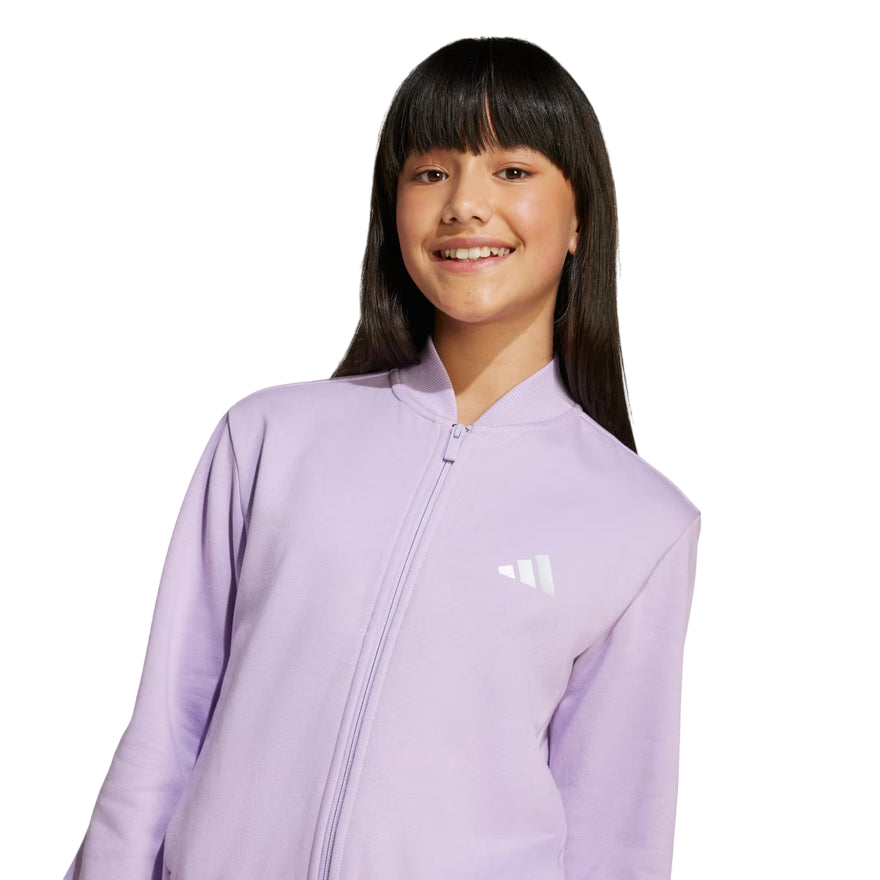 Adidas - Tuta Ragazza JG Glam TS JX0207 Viola