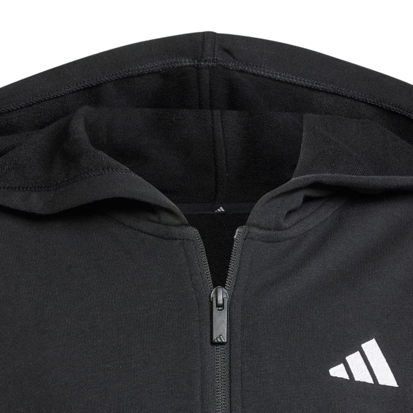 Adidas Felpa Con Cerniera e Cappuccio da Ragazza Essentials JJ0956 nero