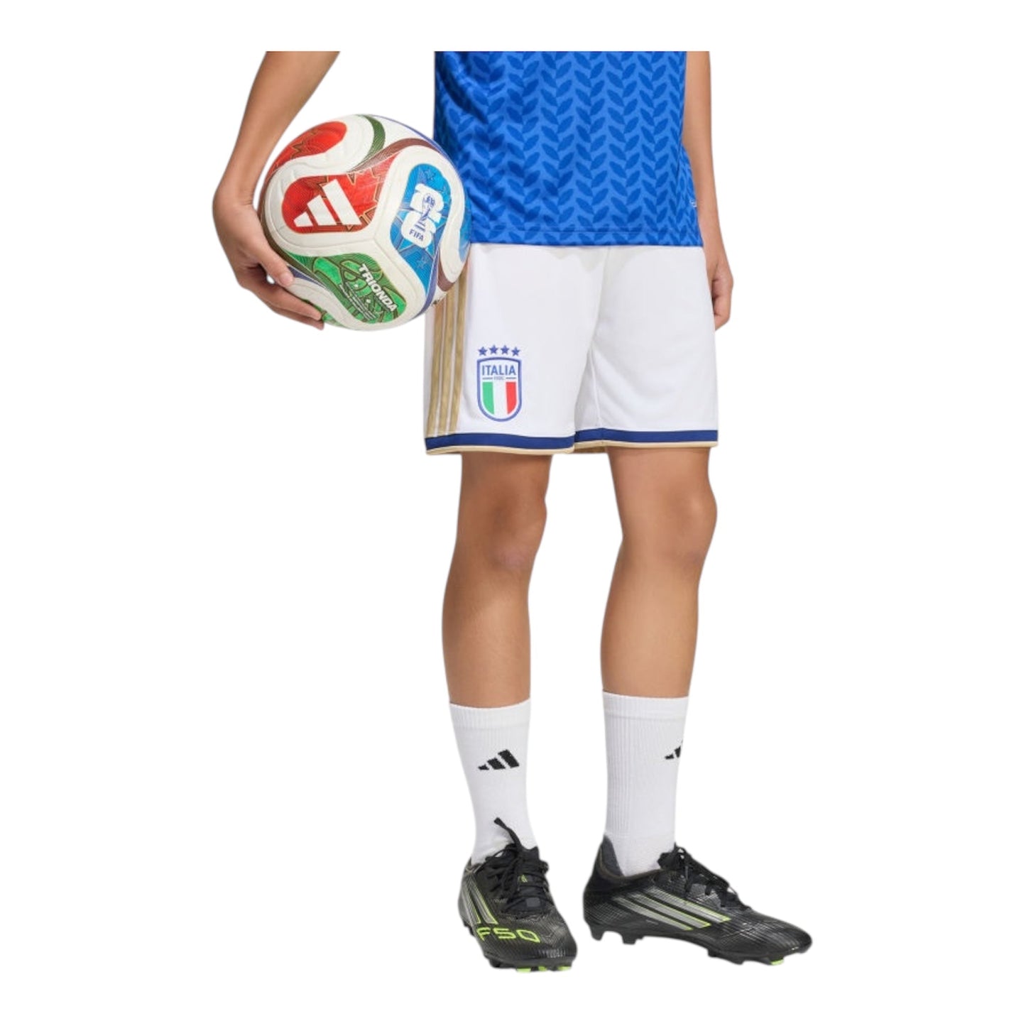 Adidas Pantaloncino Italia 26 Home JY7606 bianco