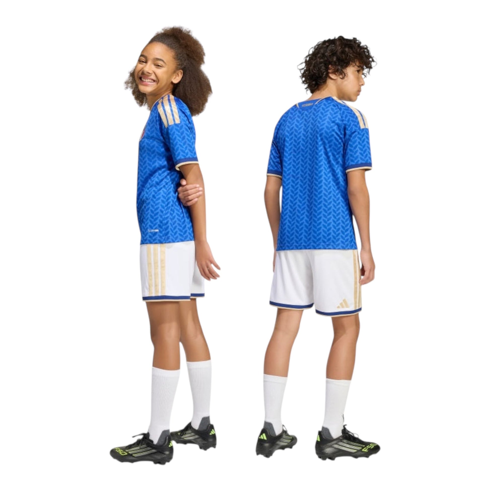 Adidas Pantaloncino Italia 26 Home JY7606 bianco particolare