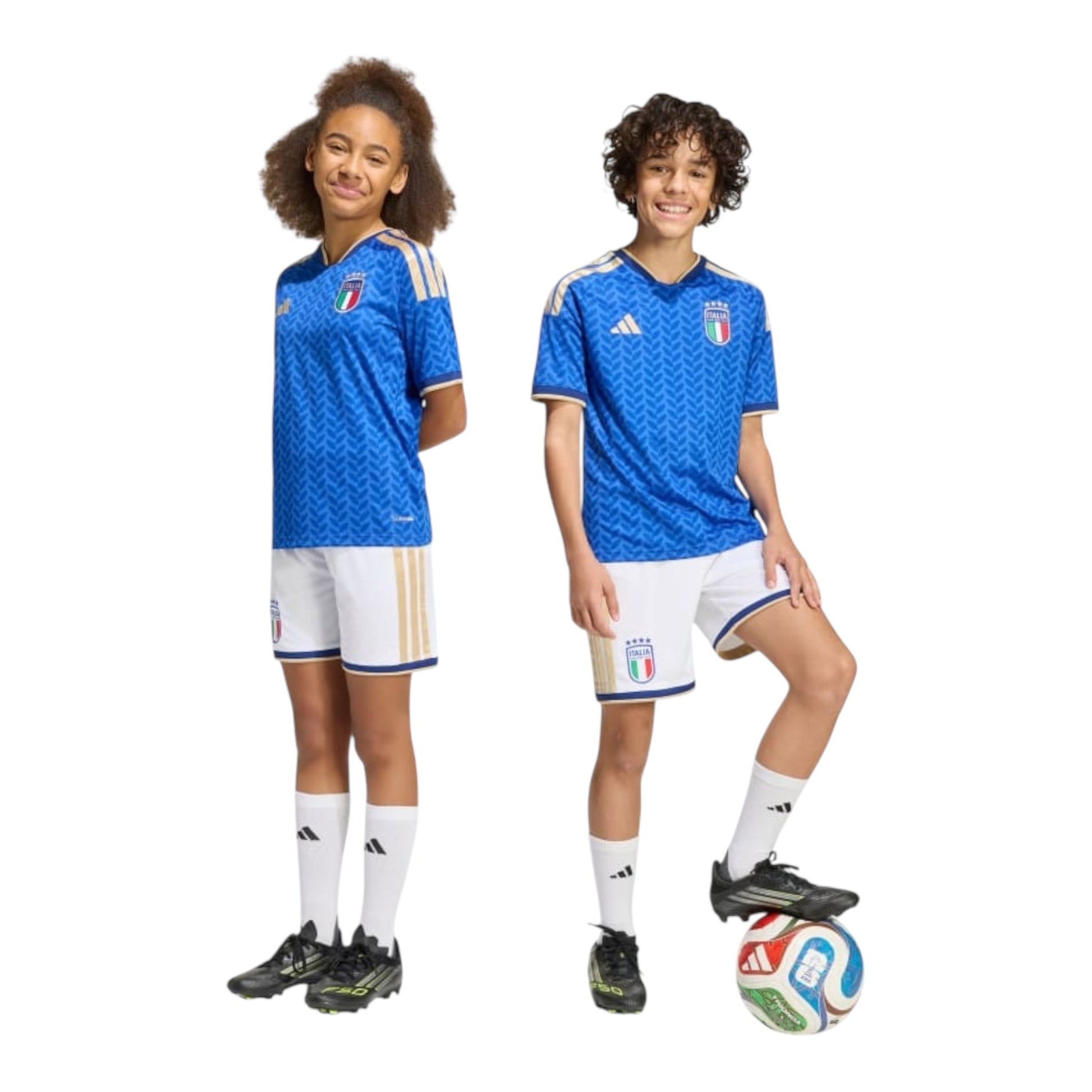 Adidas Pantaloncino Italia 26 Home JY7606 bianco unisex