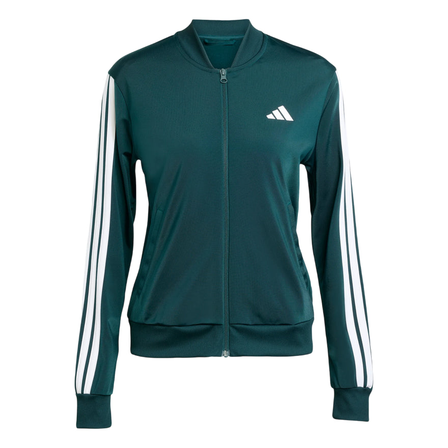 Adidas Tuta Essentials 3-Stripes Donna Verde - Design Iconico e Comfort Quotidiano JX0505